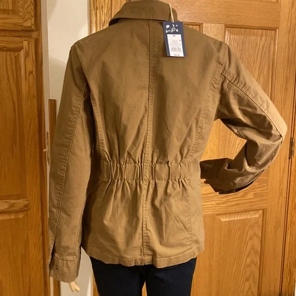 Women's Brown Lined Utility Anorak Jacket with 4 pockets - Universal Thread - Picture 5 of 13